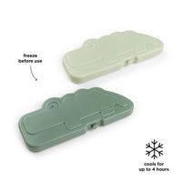 Lot de 2 pains de glace Croco Vert