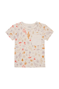 T Shirt Olle- Tropical Pattern