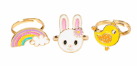 Set de 3 bagues - Spring Ring Bunny