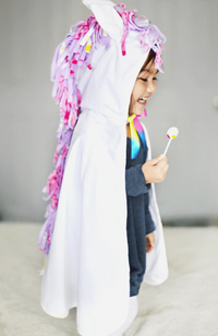 Cape licorne blanche