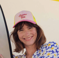 Casquette Trucker Amour Fou- Jaune