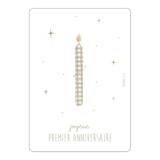 Carte/Card "Joyeux Premier Anniversaire"