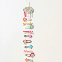 Cintre à pince nuage, organisateur pinces à cheveux