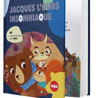 Jacques l'ours insomniaque - Livre Faba
