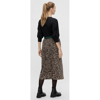 Jupe imprimée léopard Style Sauvage pour femme
