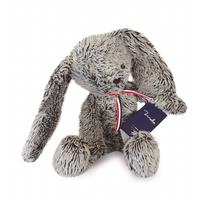 Lapin alexandre 40 cm gris pour enfant doux