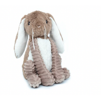 Peluche lapin en velours pour enfant