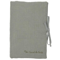 Protège carnet de santé- Vert de gris