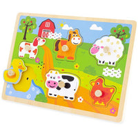 Puzzle sonore - Ferme 6 pcs