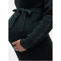 Robe mailles vert sapin