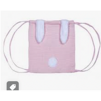 Sac lapin gaze de coton - Blush