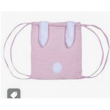 Sac lapin gaze de coton - Blush