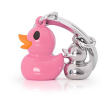 Porte clé "Canard rose et son petit"