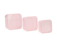3 Boîtes Déjeuner Glitter Rose