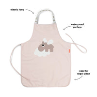 Waterproof kids apron - Powder