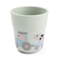 Foodie coffret repas ventouse Tiny farm Vert