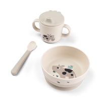 Coffret Premier Repas 3 Pièces Foodie - Tiny Farm beige