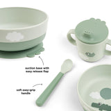 Coffret Premier Repas 3 Pièces Foodie - Happy Clouds vert