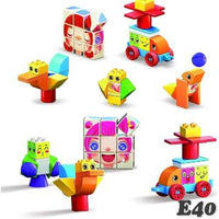 Blocs magnétiques Alilo® 'Expressions' (40 pièces)