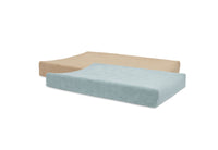 Housse matelas à Langer Éponge 50x70cm - Sea Green/Biscuit - 2 Unités