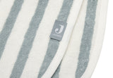 Poncho de bain Éponge Stripe - Sea Green - GOTS