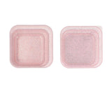 3 Boîtes Déjeuner Glitter Rose