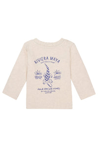 T-shirt manches longues Olton- Oatmeal