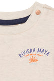 T-shirt manches longues Olton- Oatmeal