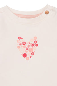 T shirt manches longues Marlow- Whisper white