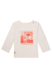 T shirt manches longues Okawa- Whisper White