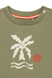 T Shirt Obu- Oil Green