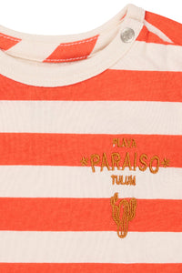 T shirt manches longues Ogaki- Stripe Pattern