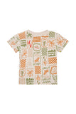 T Shirt Okazaki- Tropical Pattern
