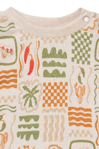 T Shirt Okazaki- Tropical Pattern