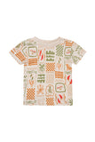 T Shirt Okazaki- Tropical Pattern