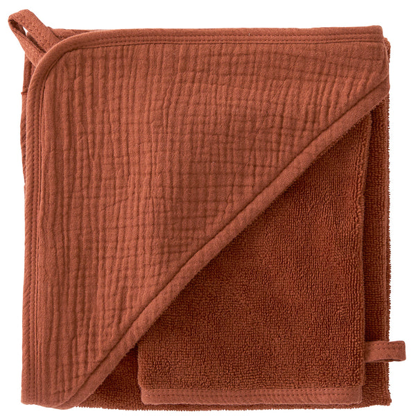 Cape de bain- Bambou- Mix & match- Toffee