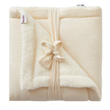 Couverture bébé- Gaze de coton/ Doudou- Lait