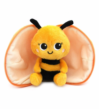 FLIPETZ -Peluche Buzzet l'Abeille / Mandarine