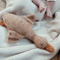 Doudou comforter - L'oie Liva Marron