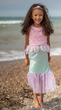 Robe de sirène Misty rose