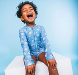 Maillot de bain UV multicolore pour garçons- Barrière de corail