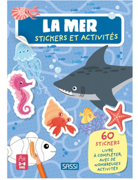 Livre - Stickers et activités  Les vacances à la mer