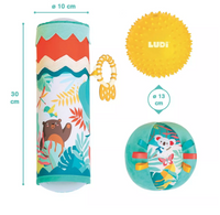 COFFRET JEUX D'EVEIL- TUBE ET BALLES