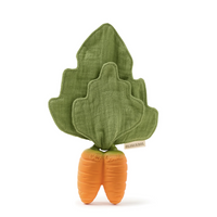 Cathy la Carotte Mini Doudou-Anneau de Dentition