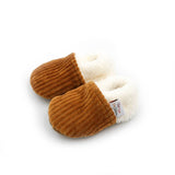 Chaussons velours camel: 1