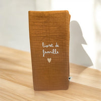 Livret de famille gaze caramel