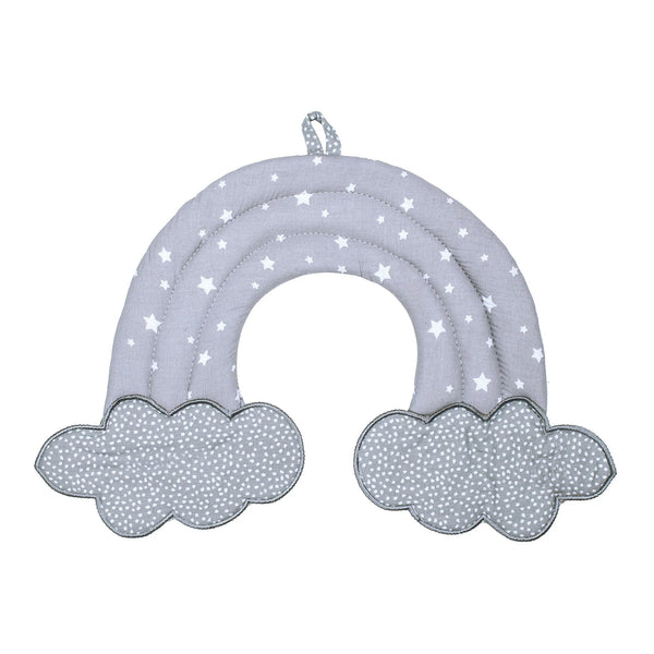 Décoration murale arc-en-ciel - Gris/Blanc