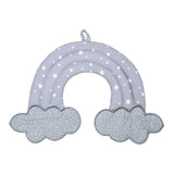 Décoration murale arc-en-ciel - Gris/Blanc