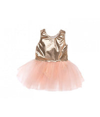 Ensemble de ballerine or/rose- 5-6 ans