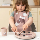 Foodie cutlery set - Happy dots - Podwer